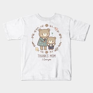 Mom bear love Kids T-Shirt